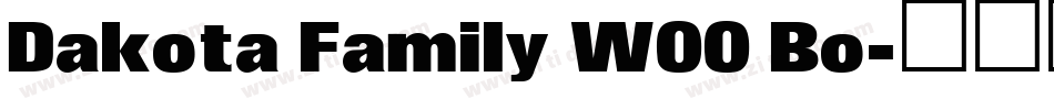 Dakota Family W00 Bo字体转换